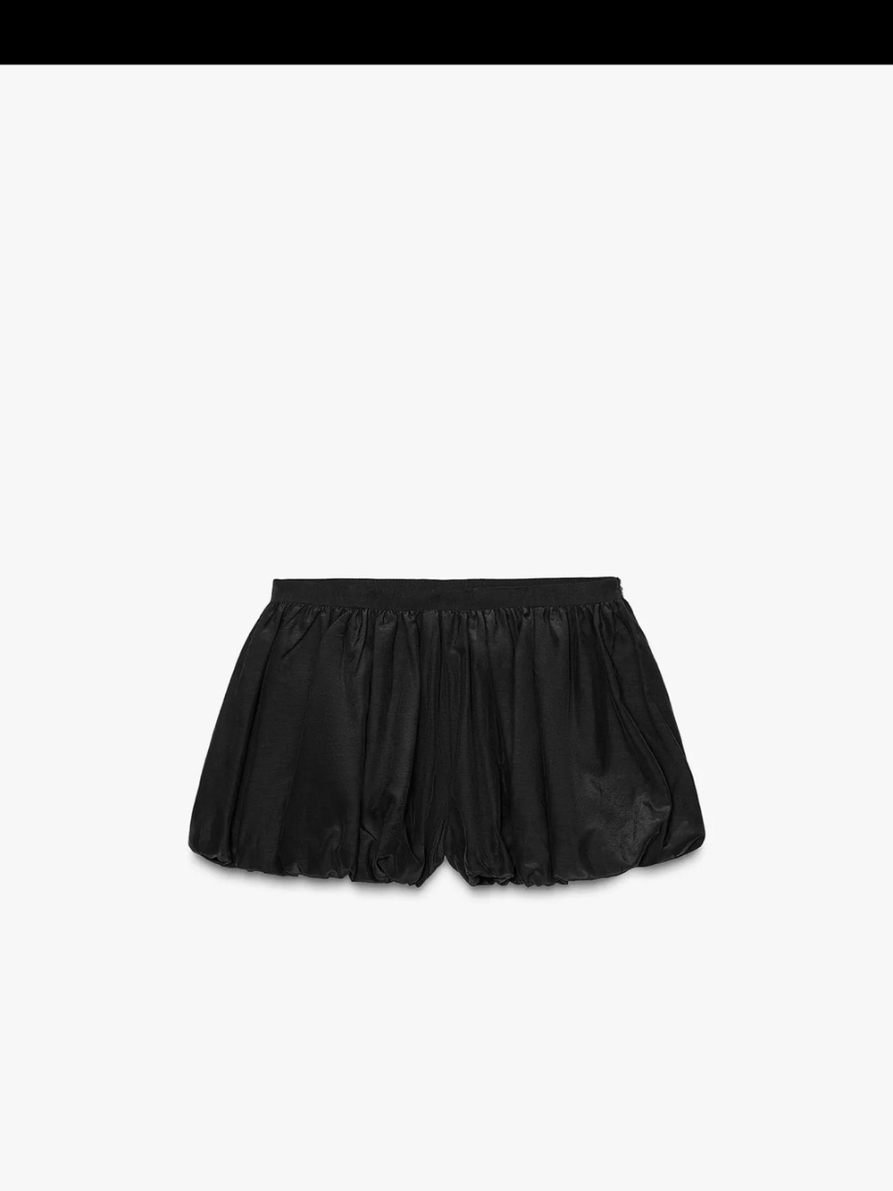 Zara Black Bubble Skort